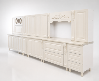 کابینت آماده ممبران کلاسیک سرویس 4 مترو 30 سانتی