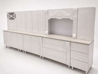کابینت آماده ممبران کلاسیک سرویس 4 مترو 30 سانتی